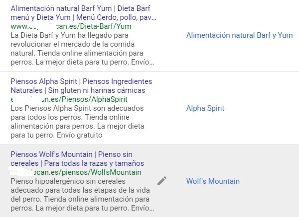 Anuncio nueva campaña Google Ads Dieta by AnunciosGoogle.com
